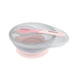 Kikka Boo Μπωλ με Κουτάλι Pink 31302040096