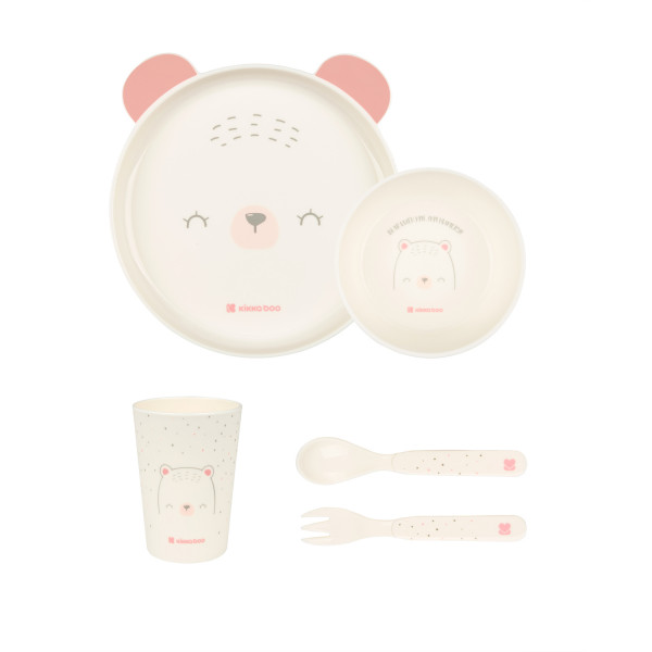 Kikka Boo Σετ Φαγητού 5τμχ Pink 31302040134