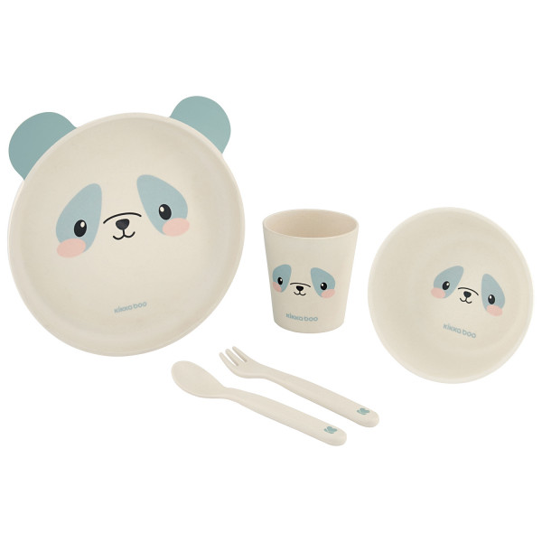 Kikka Boo Σετ Φαγητού Bamboo Panda Blue 31302040072