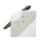 Kikka Boo Πετσέτα Μπάνιου με κουκούλα 90x90cm Sleepy Sheep 31104010069