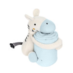 Kikka Boo Κουβέρτα Αγκαλιάς & Λίκνου Βελουτέ 70x100cm Stripy Friends 31103020166