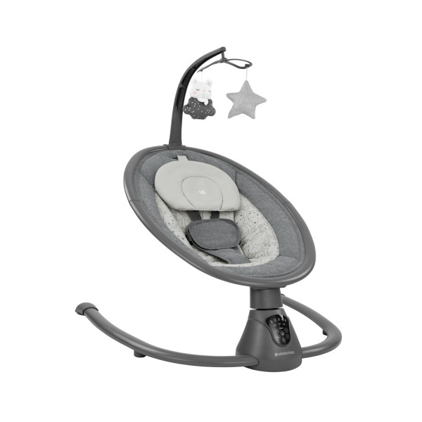 Kikka Boo Ηλεκτρική Κούνια Ρηλάξ Twiddle Grey 2024 31005010077