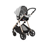 Kikka Boo Πολυκαρότσι 3 in 1 Ugo Light Grey Melange 2020 31001010142