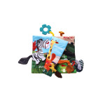 Kikka Boo Εκπαιδευτικό Υφασμάτινο Βιβλιαράκι με Μασητικό Wild animals 31201010264
