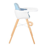 Kikka Boo Καρέκλα Φαγητού Chair Woody Blue 31004010084