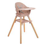 Kikka Boo Καρεκλα Φαγητού 2in1 Woody Pink 2024 31004010176