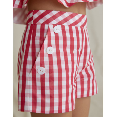 Abel and Lula Βερμουδα καρο φουξια 22-05216-006 5216
