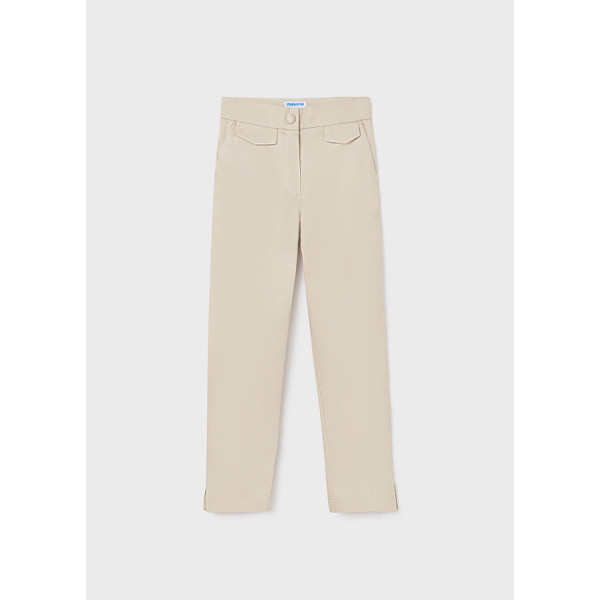 Mayoral Παντελονι cropped σατεν μπεζ 22-06567-093 6567