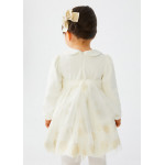 Abel and Lula Φορεμα τουλι κεντητο καρδιες κρεμ 12-05501-002 5501