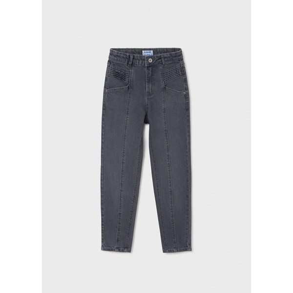 Mayoral Παντελονι μακρυ τζιν slouchy γκρι 12-07594-079 7594