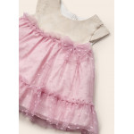 Mayoral Φορεμα συνδυασμενο τουλι ροζ 23-01819-058 1819