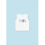 Mayoral Μπλουζα τιραντες summer play λευκο 24-01036-041 1036
