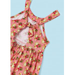Mayoral Φορεμα μακο σταμπωτο ροζ σομον 24-03945-010 3945