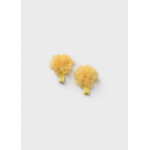 Abel and Lula Σετ 2 τσιμπιδακια λουλουδ γαζ κιτρινο 24-05410-095 5410