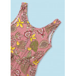 Mayoral Φορμα κοντη μακο με σταμπες ροζ απαλο 24-06860-060 6860
