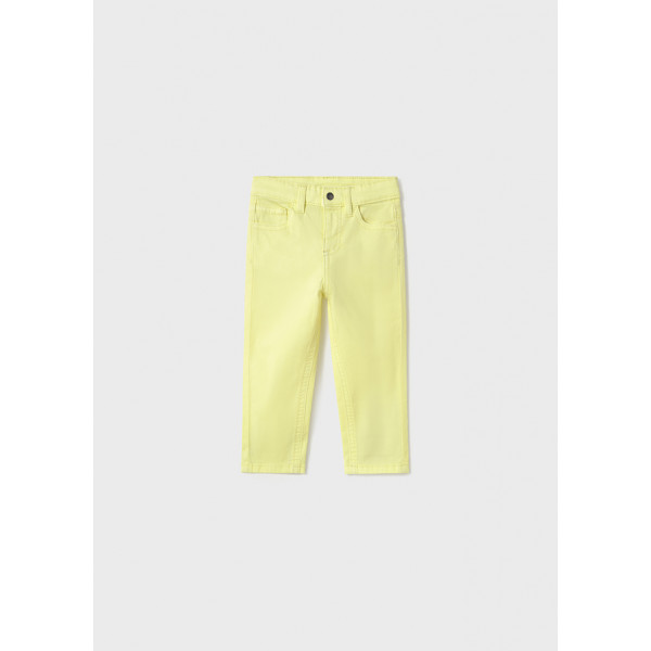 Mayoral Παντελονι καπαρτινε slim fit κιτρινο 25-00506-060 506