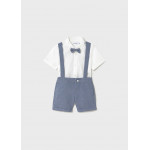 Mayoral Σετ βερμουδα αμπιγιε 3 τεμαχι θαλασσι 25-01250-033 1250