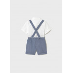 Mayoral Σετ βερμουδα αμπιγιε 3 τεμαχι θαλασσι 25-01250-033 1250