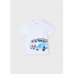 Mayoral Μπλουζα κοντομανικη  surf λευκο 25-03047-095 3047