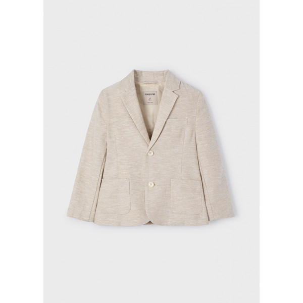 Mayoral Σακακι λινο suiting μπεζ σκορο 25-03417-054 3417
