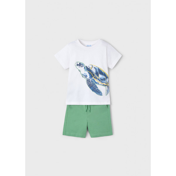 Mayoral Σετ μακο "turtle" λευκ-σ.πρα 25-03609-021 3609