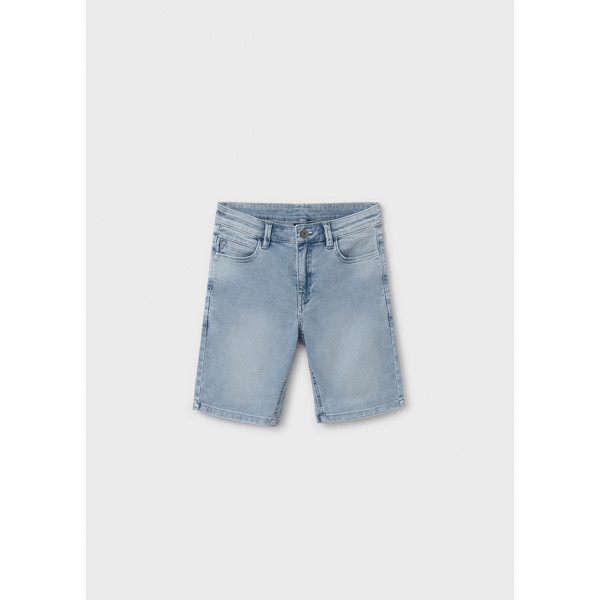 Mayoral Βερμουδα soft denim 5τσεπη χλωριωμενο 25-06203-020 6203
