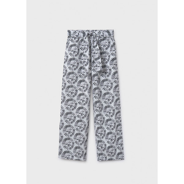 Mayoral Παντελονι μακρυ σταμπωτο μαύρο 25-06533-022 