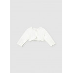 Mayoral Ζακετα κοντη πλεκτη βασικη εκρου 15-00307-077 307