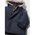 Mayoral Μπουφαν αφτακια γουνα μπλε 15-02424-051 2424
