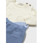 Mayoral Σετ φορμα κλεισ.πελμα πλεκτο γαλαζιο 15-02563-073 2563