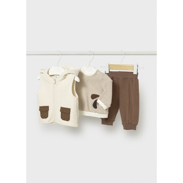 Mayoral Φορμα 3 τεμαχια γιλεκο κακαο 15-02640-089 2640