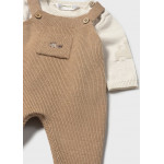 Mayoral Σετ σαλοπετα πλεκτη μπεζ σκουρ 15-02646-010 2646