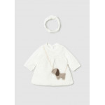 Mayoral Φορεμα συνδιασμενο γουνα εκρου 15-02823-057 2823