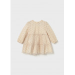 Mayoral Φορεμα τουλι μπεζ 15-02907-079 2907