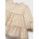 Mayoral Φορεμα τουλι μπεζ 15-02907-079 2907