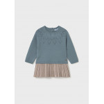 Mayoral Φορεμα συνδυασμενο πλεκτο μπλε εντον 15-02908-037 2908