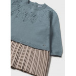 Mayoral Φορεμα συνδυασμενο πλεκτο μπλε εντον 15-02908-037 2908