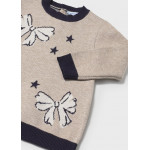 Mayoral Φορεμα πλεκτο ζακαρ μπεζ σκουρ 15-02911-032 2911