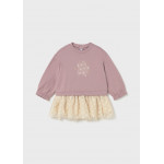 Mayoral Φορεμα συνδυασμενο τουλι μπεζ 15-02912-043 2912