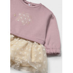 Mayoral Φορεμα συνδυασμενο τουλι μπεζ 15-02912-043 2912