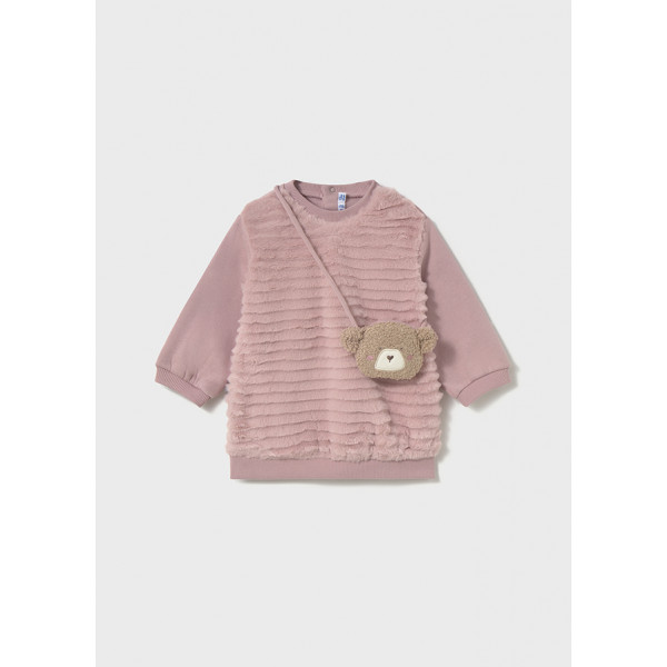 Mayoral Φορεμα με τσαντα μπεζ 15-02919-052 2919