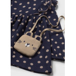 Mayoral Φορεμα σταμπωτο με τσαντα ναυτ.μπλε 15-02920-093 2920