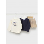 Mayoral Σετ φουστα 3 τεμαχια ναυτ.μπλε 15-02922-012 2922