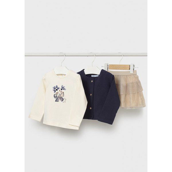 Mayoral Σετ φουστα 3 τεμαχια ναυτ.μπλε 15-02922-012 2922