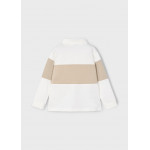 Mayoral Πολο μακρ/κο color block κρεμ 15-04121-020 4121