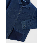 Mayoral Πουκαμισο μακρυμανικο τζιν τζιν σκουρ 15-04126-071 4126