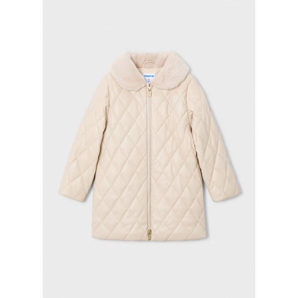 Mayoral Μπουφαν soft pu μπεζ σκορο 15-04445-066 4445