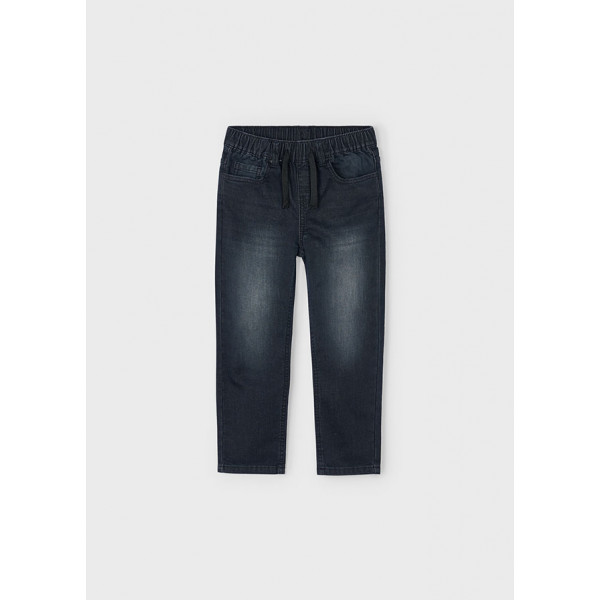 Mayoral Παντελονι soft denim jogger μαυρο 15-04566-090 4566
