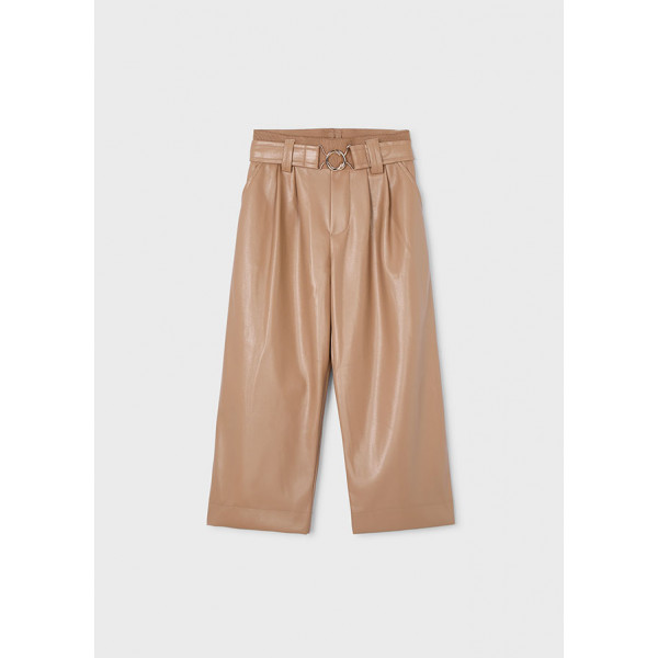 Mayoral Παντελονι μακρυ pu wide leg καμηλο 15-04574-071 4574