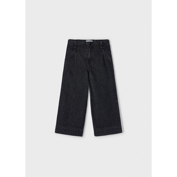 Mayoral Παντελονι τζιν wide leg μαυρο 15-04578-084 4578